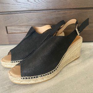 Black KANNA espadrille sandals - Sz 39
